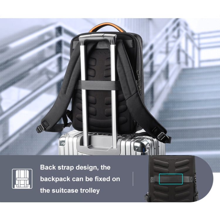 Bopai 751-006641A Large Capacity Anti-theft Waterproof Laptop Business Backpack(Black) - Backpack by Bopai | Online Shopping South Africa | PMC Jewellery | Buy Now Pay Later Mobicred