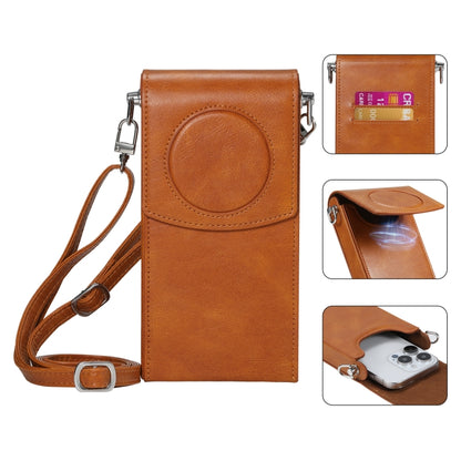 For Apple Vision Pro Power Organizer Case Carrying Bag(Brown) - VR Accessories by PMC Jewellery | Online Shopping South Africa | PMC Jewellery | Buy Now Pay Later Mobicred