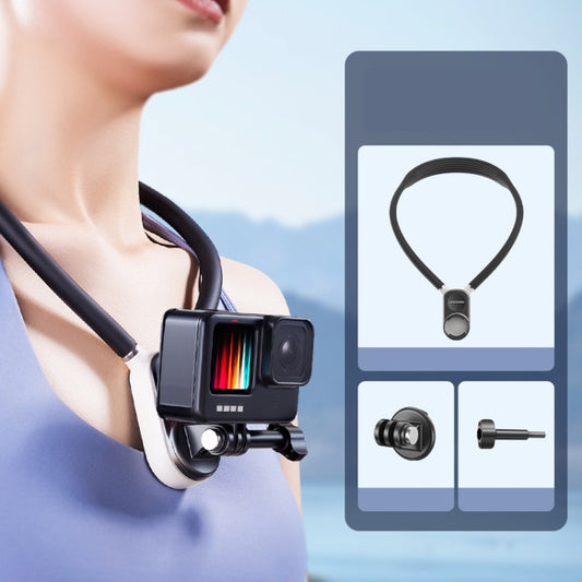 JOPREE Silicone Neck Mount Quick Release Holder For GoPro & Smartphone, Spec: 50cm Set 1 - Holder by JOPREE | Online Shopping South Africa | PMC Jewellery | Buy Now Pay Later Mobicred