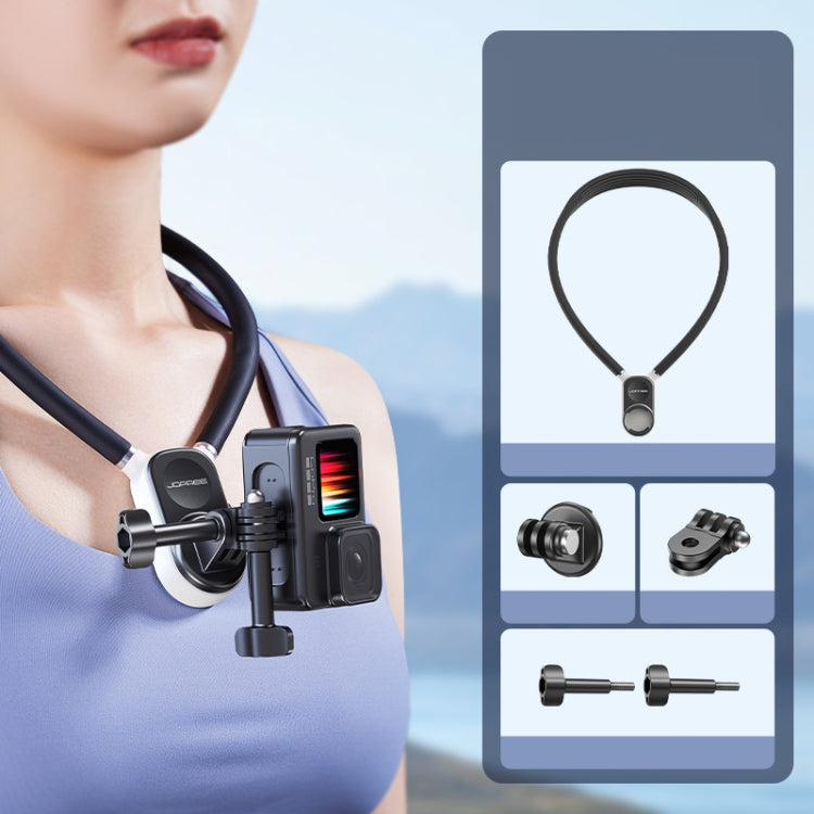 JOPREE Silicone Neck Mount Quick Release Holder For GoPro & Smartphone, Spec: 60cm Set 2 - Holder by JOPREE | Online Shopping South Africa | PMC Jewellery | Buy Now Pay Later Mobicred