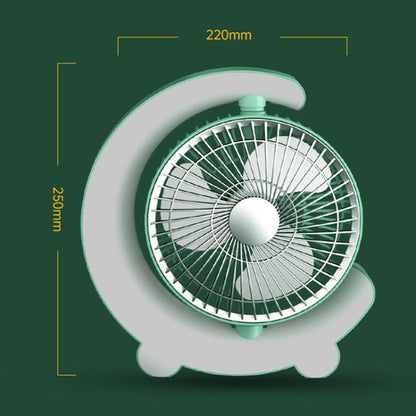 F11 USB Charging Cool Marquee Desktop Portable Fan(Mint Green) - Electric Fans by PMC Jewellery | Online Shopping South Africa | PMC Jewellery | Buy Now Pay Later Mobicred