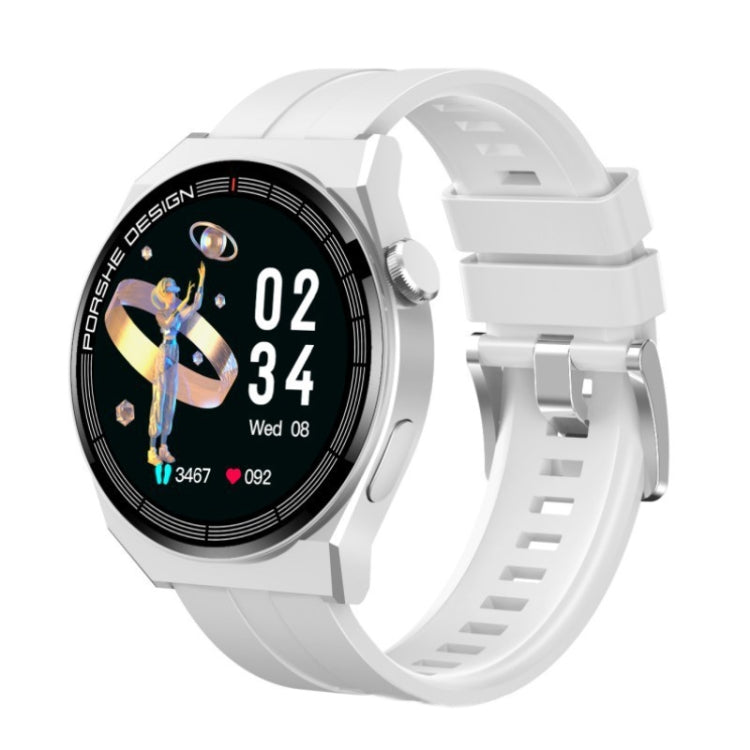 GT3Pro 1.28-Inch Health Monitoring Bluetooth Call Smart Watch With NFC, Color: Silver Silicone - Smart Watches by PMC Jewellery | Online Shopping South Africa | PMC Jewellery