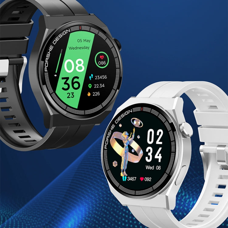 GT3Pro 1.28-Inch Health Monitoring Bluetooth Call Smart Watch With NFC, Color: Black Silicone - Smart Watches by PMC Jewellery | Online Shopping South Africa | PMC Jewellery