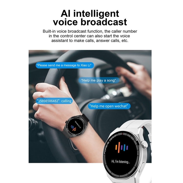 GT3Pro 1.28-Inch Health Monitoring Bluetooth Call Smart Watch With NFC, Color: Silver Steel - Smart Watches by PMC Jewellery | Online Shopping South Africa | PMC Jewellery