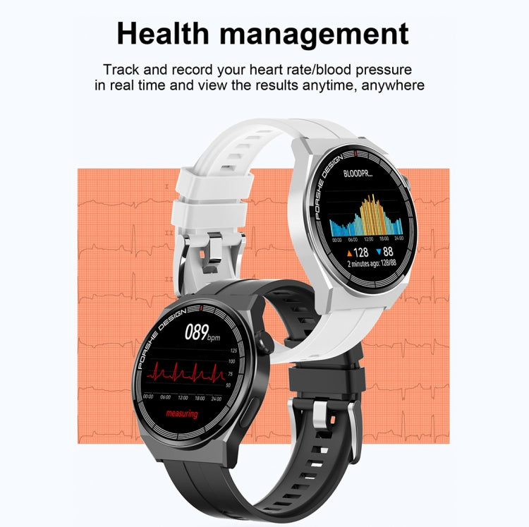 GT3Pro 1.28-Inch Health Monitoring Bluetooth Call Smart Watch With NFC, Color: Silver Three-bead Steel - Smart Watches by PMC Jewellery | Online Shopping South Africa | PMC Jewellery