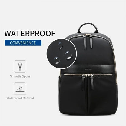 Bopai 14-inch Laptop Casual Lightweight Waterproof Backpack(Black) - Backpack by Bopai | Online Shopping South Africa | PMC Jewellery | Buy Now Pay Later Mobicred