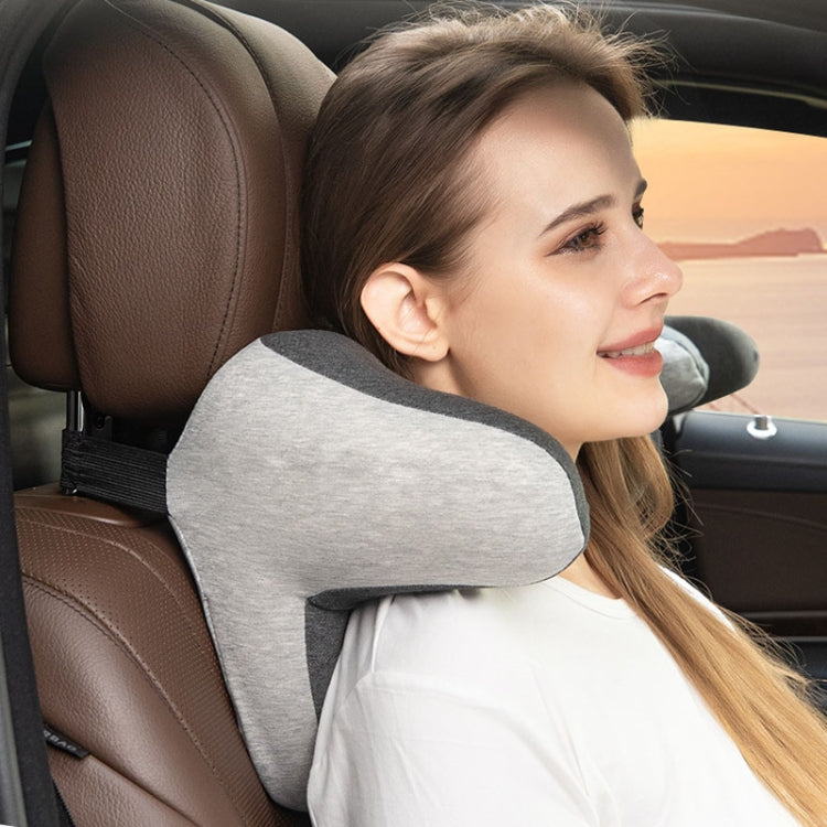 BEWALKER Car Headrest Memory Foam Neck Support Pillow Car Seat Cervical Cushion(Navy) - Seat Accessories by BEWALKER | Online Shopping South Africa | PMC Jewellery | Buy Now Pay Later Mobicred