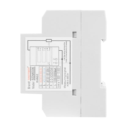 SINOTIMER SDM006 Din Rail AC Voltage Current Frequency Power Electricity Multi-Function Detection Meter - Current & Voltage Tester by SINOTIMER | Online Shopping South Africa | PMC Jewellery | Buy Now Pay Later Mobicred