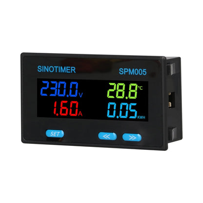 SINOTIMER SPM005 AC Digital Display Voltage Current Power Electricity Multifunctional Monitoring Meter, Specification: 20A - Current & Voltage Tester by SINOTIMER | Online Shopping South Africa | PMC Jewellery | Buy Now Pay Later Mobicred