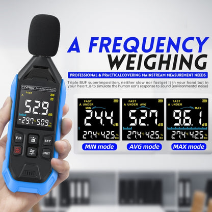 FNIRSI Noise Decibel Meter Home Volume Detector(Blue) - Light & Sound Meter by FNIRSI | Online Shopping South Africa | PMC Jewellery | Buy Now Pay Later Mobicred