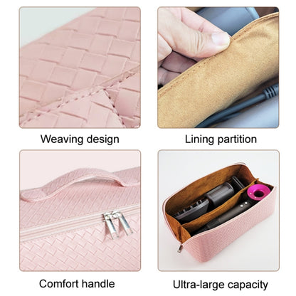 For Dyson Hair Dryer Curling Wand Portable Storage Bag, Color: Pink PU Waterproof Fabric - Dyson Accessories by PMC Jewellery | Online Shopping South Africa | PMC Jewellery