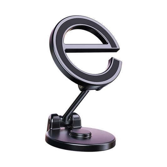 D38 Letter E Magnetic Folding Car Phone Holder Rotatable Dashboard Stick-On Navigation Stand - Car Holders by PMC Jewellery | Online Shopping South Africa | PMC Jewellery | Buy Now Pay Later Mobicred