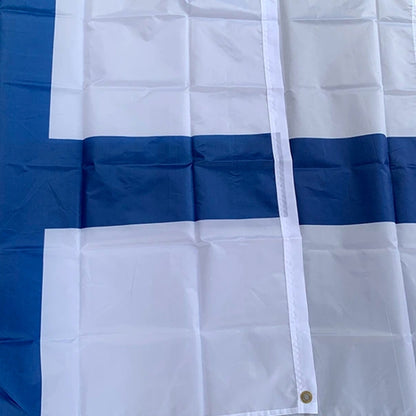 90 x 150cm Finnish Flag No. 4 Polyester Flag - Flags & Banners by PMC Jewellery | Online Shopping South Africa | PMC Jewellery