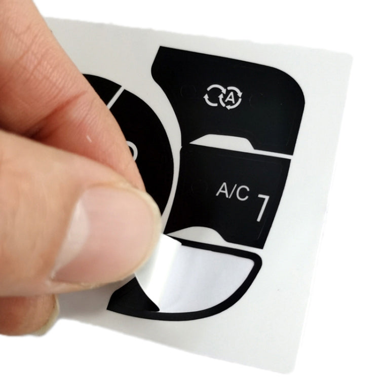 For Citroen C4L 2014-2018 Air Conditioning Door Lock Button Repair Sticker(Manual AC) - Decorative Sticker by PMC Jewellery | Online Shopping South Africa | PMC Jewellery | Buy Now Pay Later Mobicred