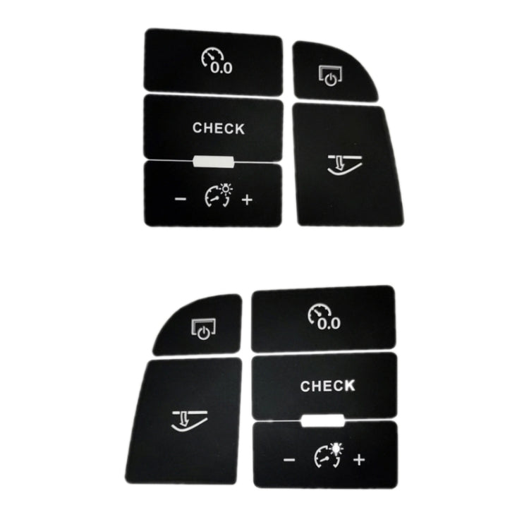 For Audi A6/A6L 2005-2011 Central Control Button Repair Sticker(For Right Driving) - Decorative Sticker by PMC Jewellery | Online Shopping South Africa | PMC Jewellery | Buy Now Pay Later Mobicred