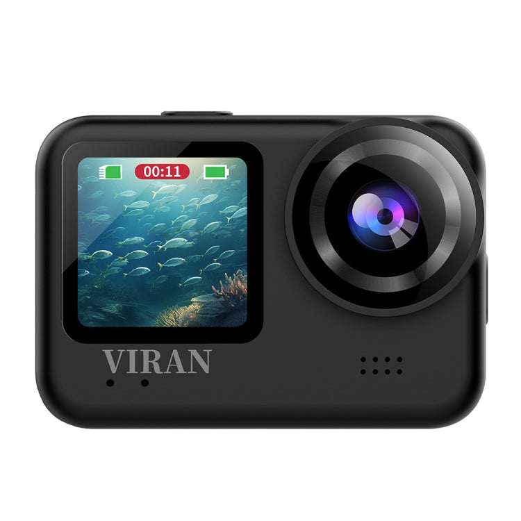 VIRAN V9 4K Dual Color Screen Diving Anti-Shake Action Camera Outdoor Cycling Travel Recorder(Round) - Other Camera by VIRAN | Online Shopping South Africa | PMC Jewellery