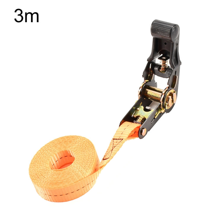 Motorcycle Ratchet Tensioner Cargo Bundling And Luggage Fixing Straps, Specification: Orange 3m - Towing Bars by PMC Jewellery | Online Shopping South Africa | PMC Jewellery | Buy Now Pay Later Mobicred