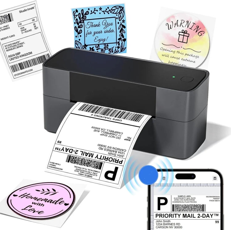 Phomemo PM245-BT Bluetooth Shipping Label Printer Support Labels Width  1- 4.6 Inch(US Plug) - Printer by Phomemo | Online Shopping South Africa | PMC Jewellery | Buy Now Pay Later Mobicred