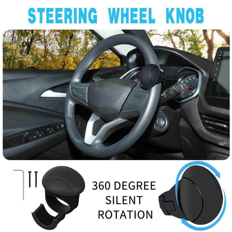 Automobile Multifunctional Bearing Steering Wheel Power Ball(Oval Black) - Steering Wheel Accessories by PMC Jewellery | Online Shopping South Africa | PMC Jewellery | Buy Now Pay Later Mobicred