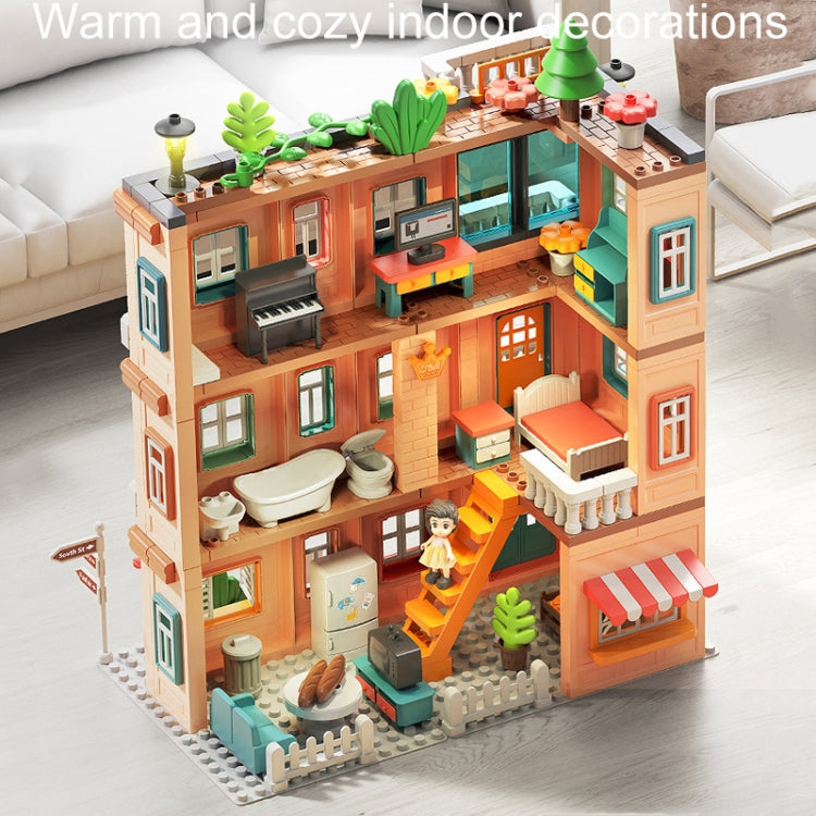 186pcs /Box Children Household Large Pellet Building Blocks Villa Castle Assembly Toys - Pretend Play Toys by PMC Jewellery | Online Shopping South Africa | PMC Jewellery | Buy Now Pay Later Mobicred