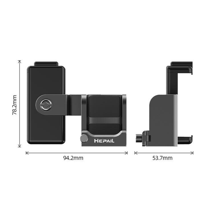 For DJI OSMO Pocket 3 HEPAIL Extended Phone Holder Adapter Protection Bezel - Case & Bags by HEPAIL | Online Shopping South Africa | PMC Jewellery | Buy Now Pay Later Mobicred