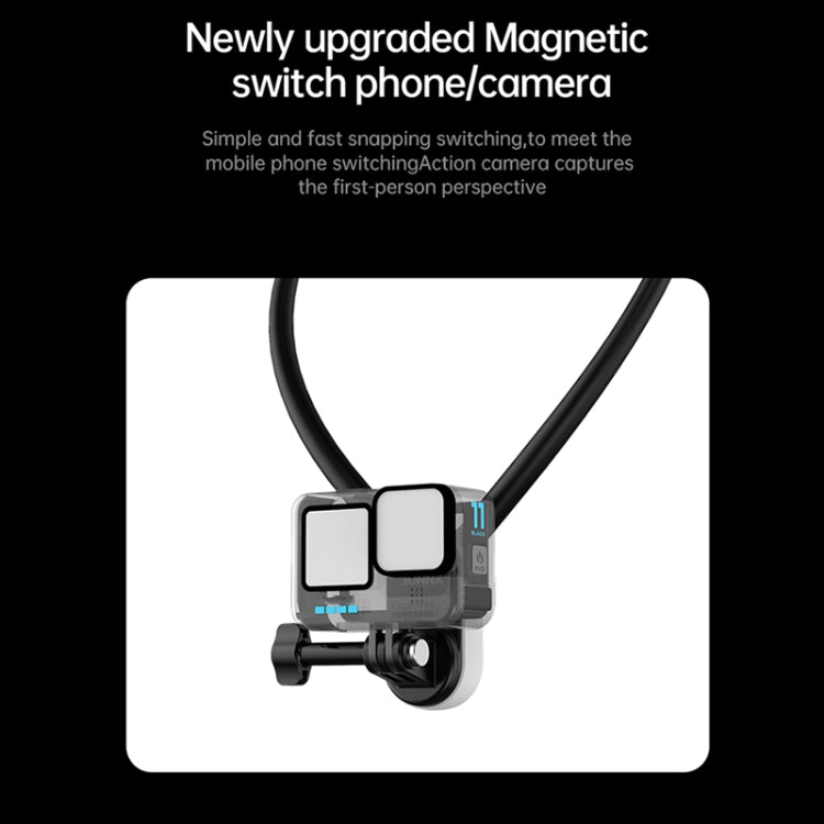 Magnetic Hanging Neck Holder For Mobile Phones/Action Cameras(Glacier Blue) -  by PMC Jewellery | Online Shopping South Africa | PMC Jewellery | Buy Now Pay Later Mobicred