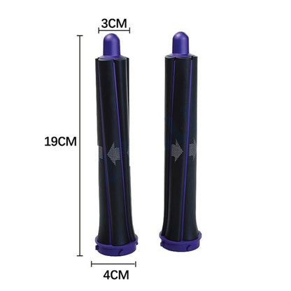 1pair Long Barrels +2 Adapters For Dyson Hair Dryer Curling Iron Accessories - Dyson Accessories by PMC Jewellery | Online Shopping South Africa | PMC Jewellery