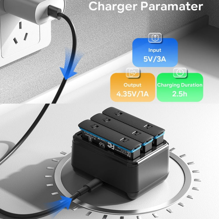 For Insta360 X4 AMagisn Battery Charger Charging Seat Camera Accessories - Others by aMagisn | Online Shopping South Africa | PMC Jewellery