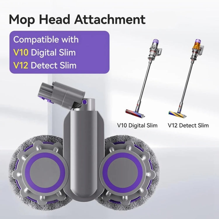 For Dyson V10 Digital Slim V12 Detect Slim Vacuum Cleaner Dry And Wet Mop Head Without Water Tank - Dyson Accessories by PMC Jewellery | Online Shopping South Africa | PMC Jewellery