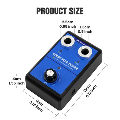 OBDResource High-Pressure Adjustable Dual-Hole Spark Plug Ignition Detector(EU Plug) - Electronic Test by OBDResource | Online Shopping South Africa | PMC Jewellery | Buy Now Pay Later Mobicred