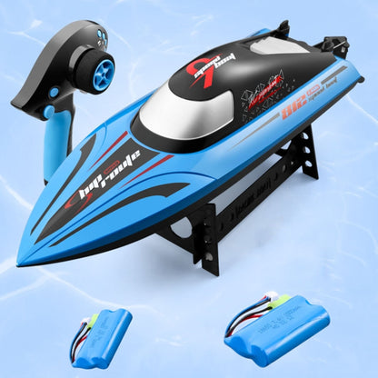 812 High-Speed RC Boat Large Horsepower Speedboat Long Endurance Waterproof Boys Water Toy Dual Batteries(Blue) - RC Boats by PMC Jewellery | Online Shopping South Africa | PMC Jewellery | Buy Now Pay Later Mobicred