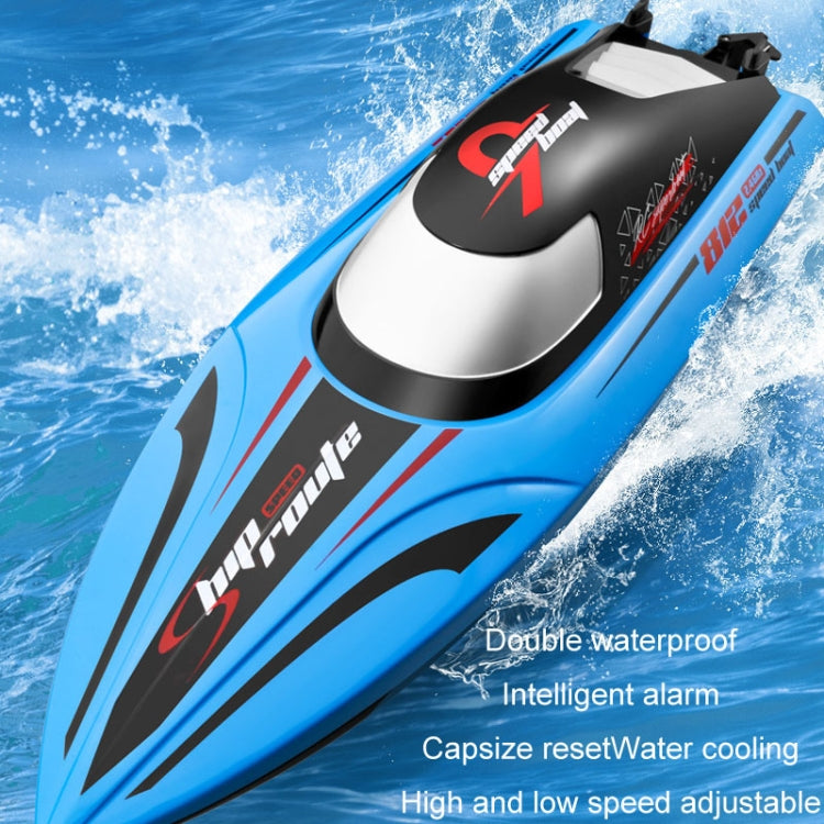 812 High-Speed RC Boat Large Horsepower Speedboat Long Endurance Waterproof Boys Water Toy Dual Batteries(Blue) - RC Boats by PMC Jewellery | Online Shopping South Africa | PMC Jewellery | Buy Now Pay Later Mobicred