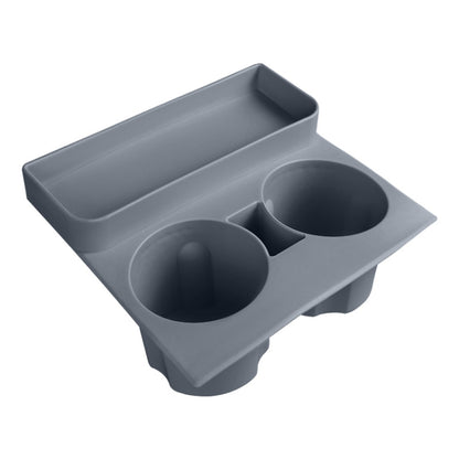 For Tesla Model3/Y Central Water Cup Limiter Silicone Coaster(Gray) - Car Drink Holders by PMC Jewellery | Online Shopping South Africa | PMC Jewellery | Buy Now Pay Later Mobicred