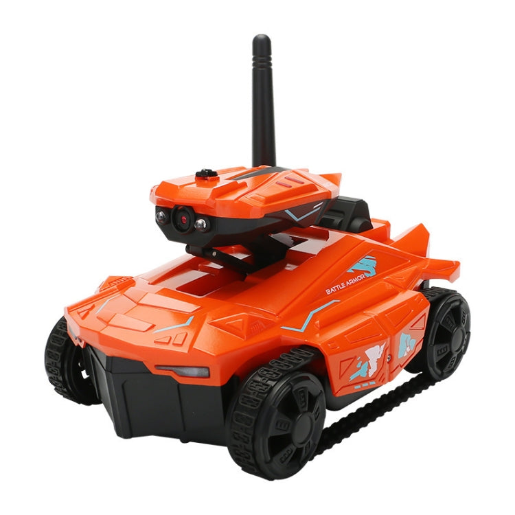 Tank Car Toys 720P HD Camera RC Car With Real-time Surveillance With Remote Controller(Orange) - RC Cars by PMC Jewellery | Online Shopping South Africa | PMC Jewellery | Buy Now Pay Later Mobicred