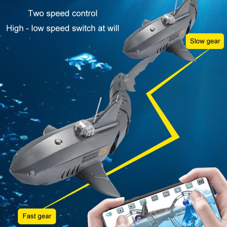 RC Shark Water Toy With Photo And Video Camera Radio Controlled Boat Toy For Children(Black) - RC Cars by PMC Jewellery | Online Shopping South Africa | PMC Jewellery | Buy Now Pay Later Mobicred