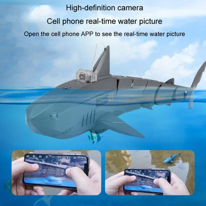 RC Shark Water Toy With Photo And Video Camera Radio Controlled Boat Toy For Children(Black) - RC Cars by PMC Jewellery | Online Shopping South Africa | PMC Jewellery | Buy Now Pay Later Mobicred