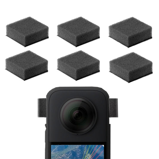 For Insta360 X4 / X3 6pcs /Pack Noise Canceling Windproof Cotton Camera Accessories - Others by PMC Jewellery | Online Shopping South Africa | PMC Jewellery | Buy Now Pay Later Mobicred