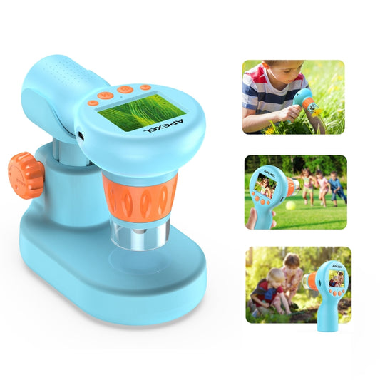 APEXEL MS201 800x 2.0-inch IPS Screen Kids Microscope Supports Taking Photos and Videos - Digital Microscope by APEXEL | Online Shopping South Africa | PMC Jewellery | Buy Now Pay Later Mobicred