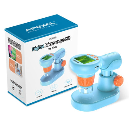 APEXEL MS201 800x 2.0-inch IPS Screen Kids Microscope Supports Taking Photos and Videos - Digital Microscope by APEXEL | Online Shopping South Africa | PMC Jewellery | Buy Now Pay Later Mobicred