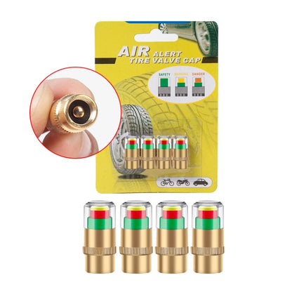 2.4BAR Vehicle Tire Pressure Monitoring Warning Cap, 规格: Brass Core - Tire Valve Caps by PMC Jewellery | Online Shopping South Africa | PMC Jewellery | Buy Now Pay Later Mobicred