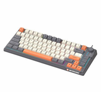 XUNSVFOX K81 Laptop Gaming Office Wired Illuminated Keyboard(Shimmer) - Wired Keyboard by XUNSVFOX | Online Shopping South Africa | PMC Jewellery | Buy Now Pay Later Mobicred