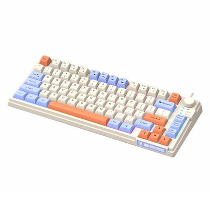 XUNSVFOX K81 Laptop Gaming Office Wired Illuminated Keyboard(Lake Blue) - Wired Keyboard by XUNSVFOX | Online Shopping South Africa | PMC Jewellery | Buy Now Pay Later Mobicred