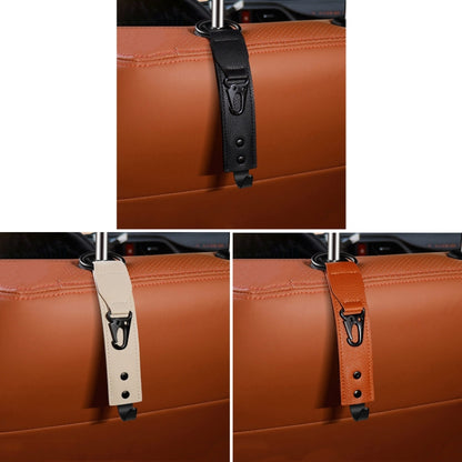 Car Seat Back Multifunctional Storage Metal Hook(Black) - Auto Fastener & Clips by PMC Jewellery | Online Shopping South Africa | PMC Jewellery | Buy Now Pay Later Mobicred