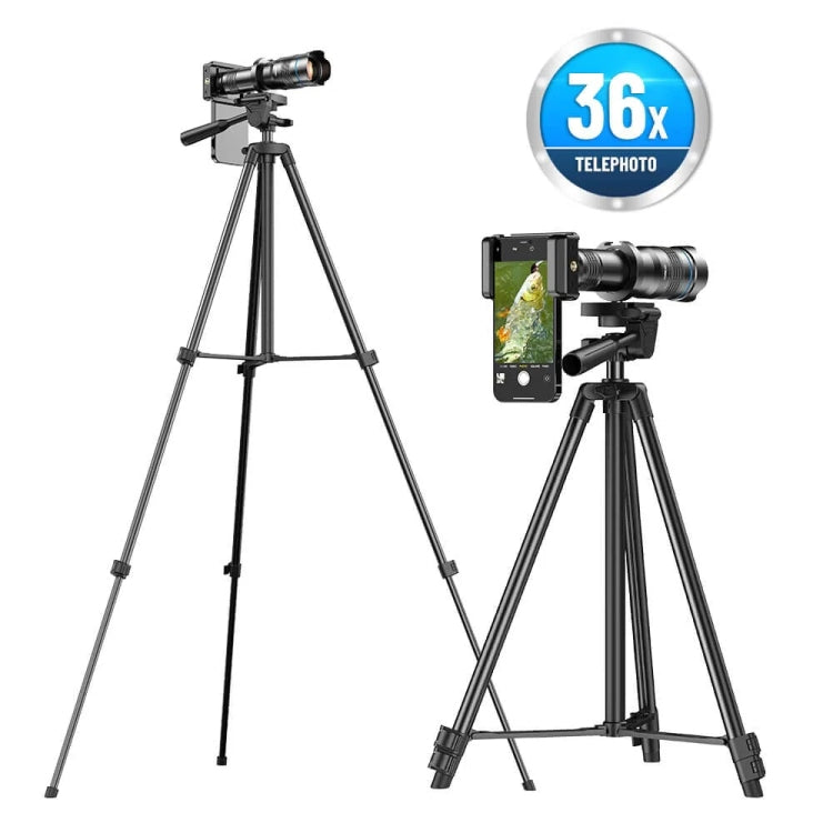 APEXEL HD Metal 36X Zoom Telescope Telephoto Lens With Extendable Tripod - Telescope & Microscope by APEXEL | Online Shopping South Africa | PMC Jewellery | Buy Now Pay Later Mobicred