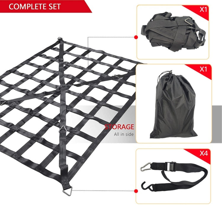 167x127cm Truck Bed Cargo Net Pickup Bed Netting Strap - Stowing Tidying by PMC Jewellery | Online Shopping South Africa | PMC Jewellery | Buy Now Pay Later Mobicred