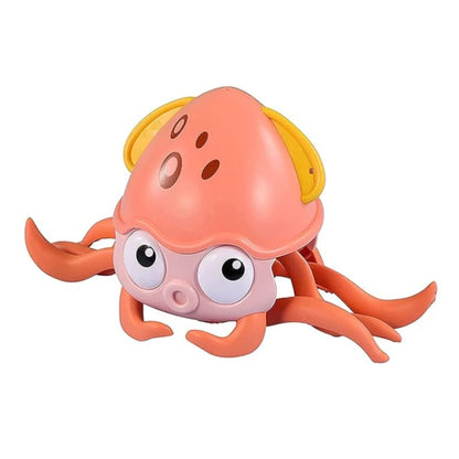 Children Electrical Sensor Octopus Toy Automatic Obstacle Avoidance Sound Light Crawling Quirky Toy(Pink) - Electronic Pets by PMC Jewellery | Online Shopping South Africa | PMC Jewellery | Buy Now Pay Later Mobicred