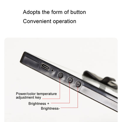 A3-D28B LED Smart Charging Copy Desk Line Drawing Hand Drawing Transparency Copy Platform With 1m Type-C Line+Removable Clip -  by PMC Jewellery | Online Shopping South Africa | PMC Jewellery | Buy Now Pay Later Mobicred