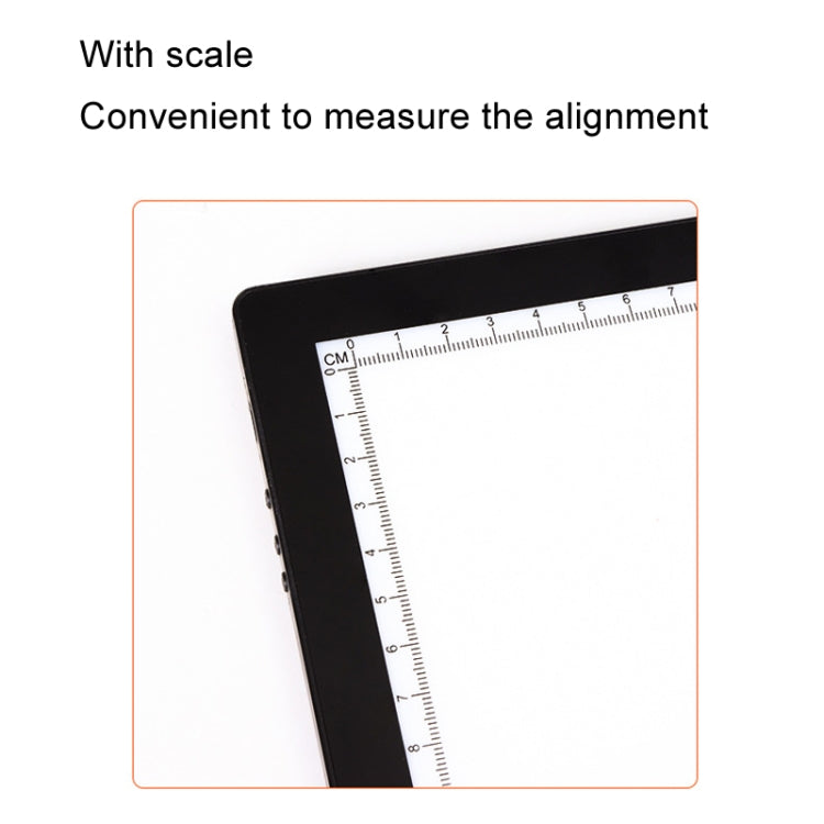 A3-D28B LED Smart Charging Copy Desk Line Drawing Hand Drawing Transparency Copy Platform With 1m Type-C Line+Removable Clip -  by PMC Jewellery | Online Shopping South Africa | PMC Jewellery | Buy Now Pay Later Mobicred