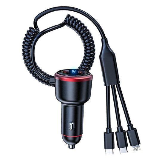 Vehicle Mini Fast Charging Charger Car One To Three Cigarette Lighter, Model: Flagship Version - Car Charger by PMC Jewellery | Online Shopping South Africa | PMC Jewellery | Buy Now Pay Later Mobicred