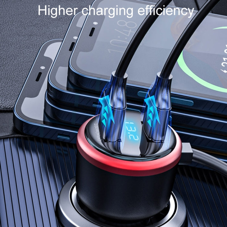 Vehicle Mini Fast Charging Charger Car One To Three Cigarette Lighter, Model: Extreme Version - Car Charger by PMC Jewellery | Online Shopping South Africa | PMC Jewellery | Buy Now Pay Later Mobicred